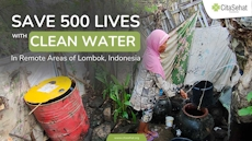 Sanitasi air bersih untuk 150 komunitas di daerah terpencil di Lombok, Indonesia