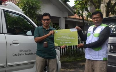 CITA SEHAT VIRTUAL RUN FOR CARE KUMPULKAN DONASI SEBESAR Rp8.982.008