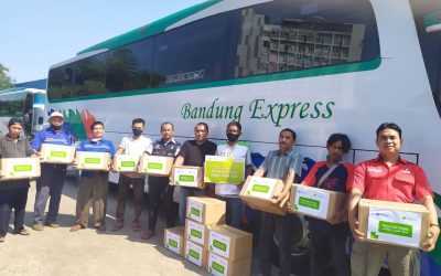 KITABISA DAN CITA SEHAT KEMBALI SALURKAN SEMBAKO UNTUK PARA SOPIR BUS