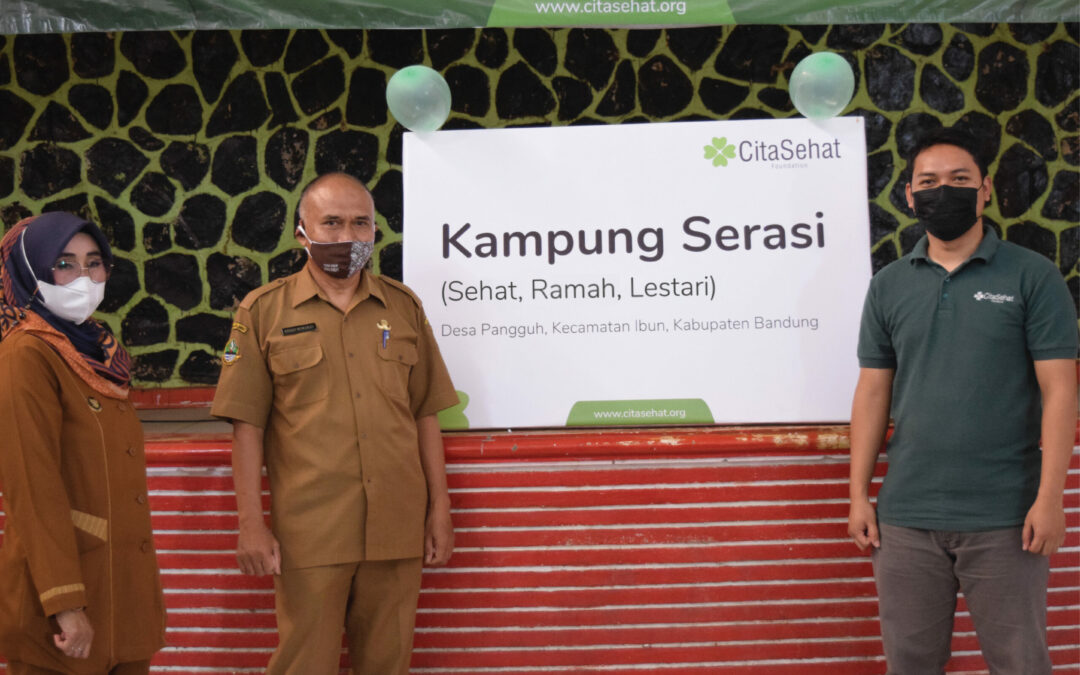 Peresmian wilayah binaan Cita Sehat di Desa Pangguh, Kecamatan Ibun, Kabupaten Bandung dengan kegiatan pemeriksaan kesehatan lansia gratis