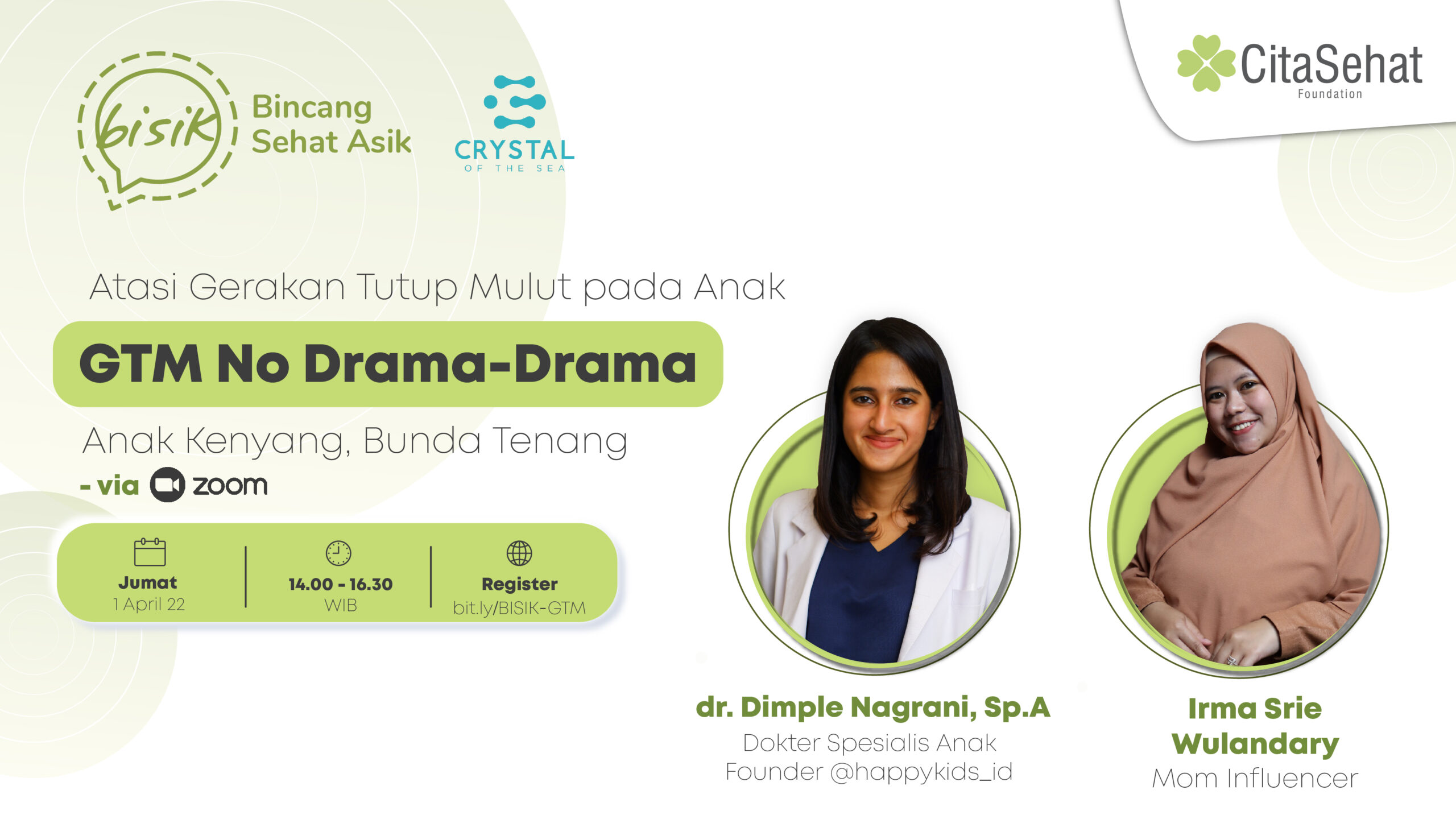 Mengatasi Gerakan Tutup Mulut pada Anak bersama dr.Dimple Nagrani, DOkter Spesialis