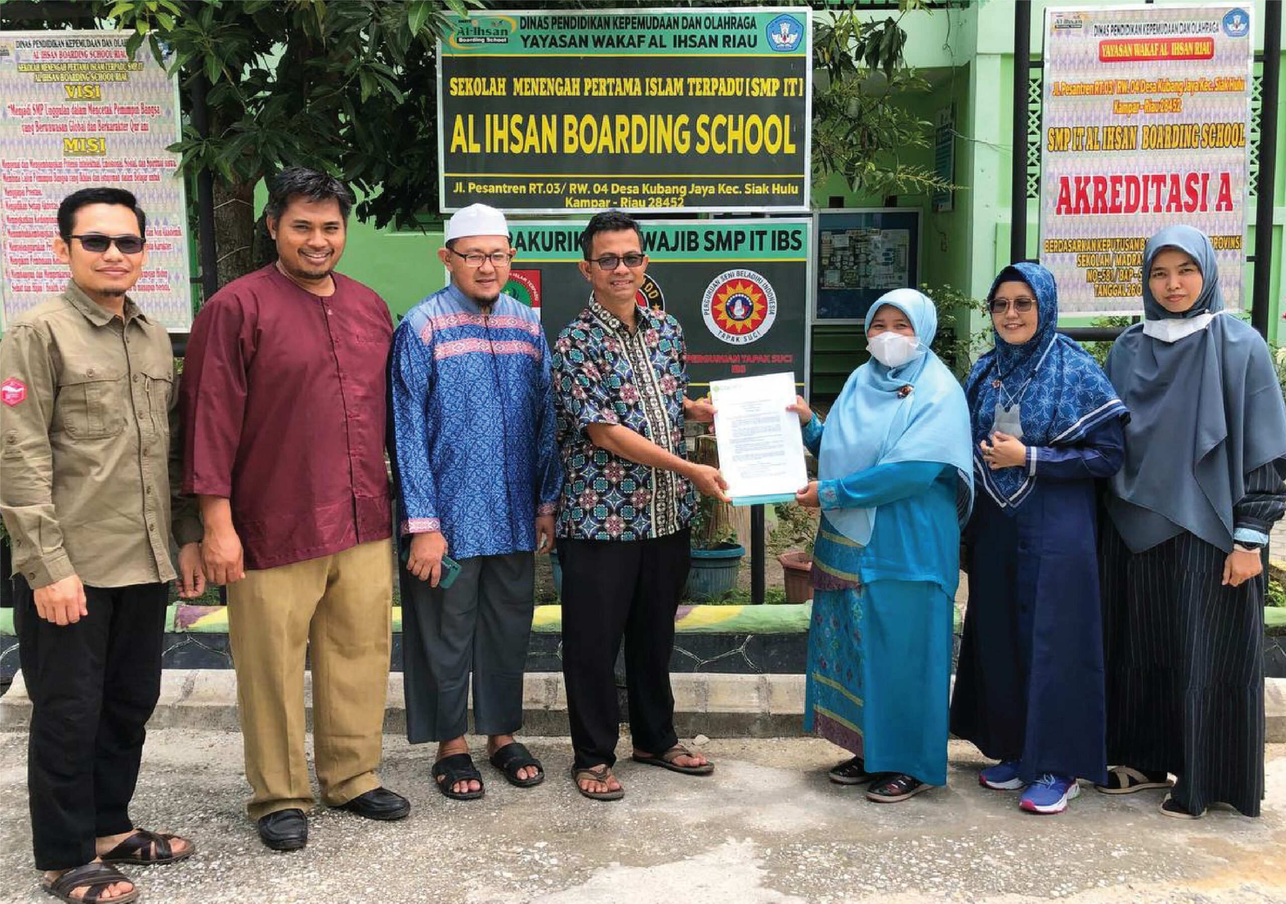 Klinik Pratama CIta Sehat Pekanbaru menjalin kerjasama penyediaan layanan kesehayan kesehatan di Al Ihsan Boarding School