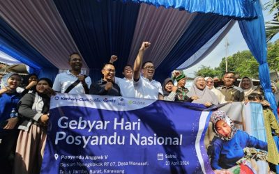 Kimberly-Clark Softex Perbaiki Posyandu Anggrek Karawang