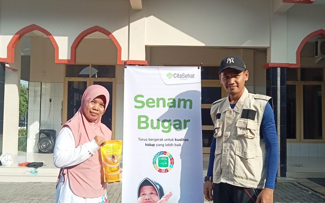 senam bugar ibu-ibu di medan