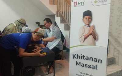 Khitanan Massal Gratis Bersama MTT, Dewan Masjid Al-Kautsar, dan Cita Sehat
