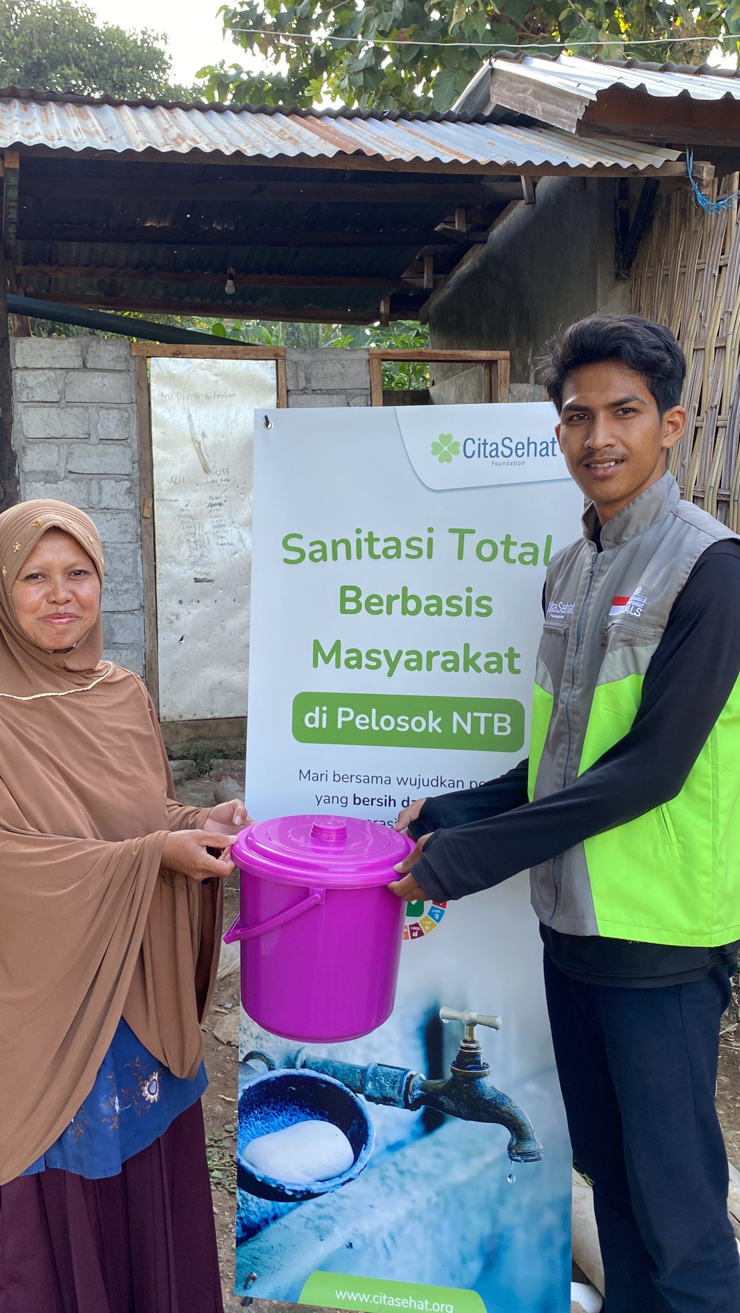 hygiene kit program WASH cita sehat di Lombok