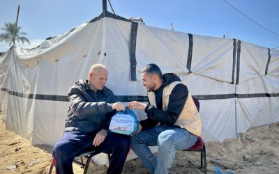Welcoming the Blessings of the End of Ramadan: Distributing Hot Meals For Gaza