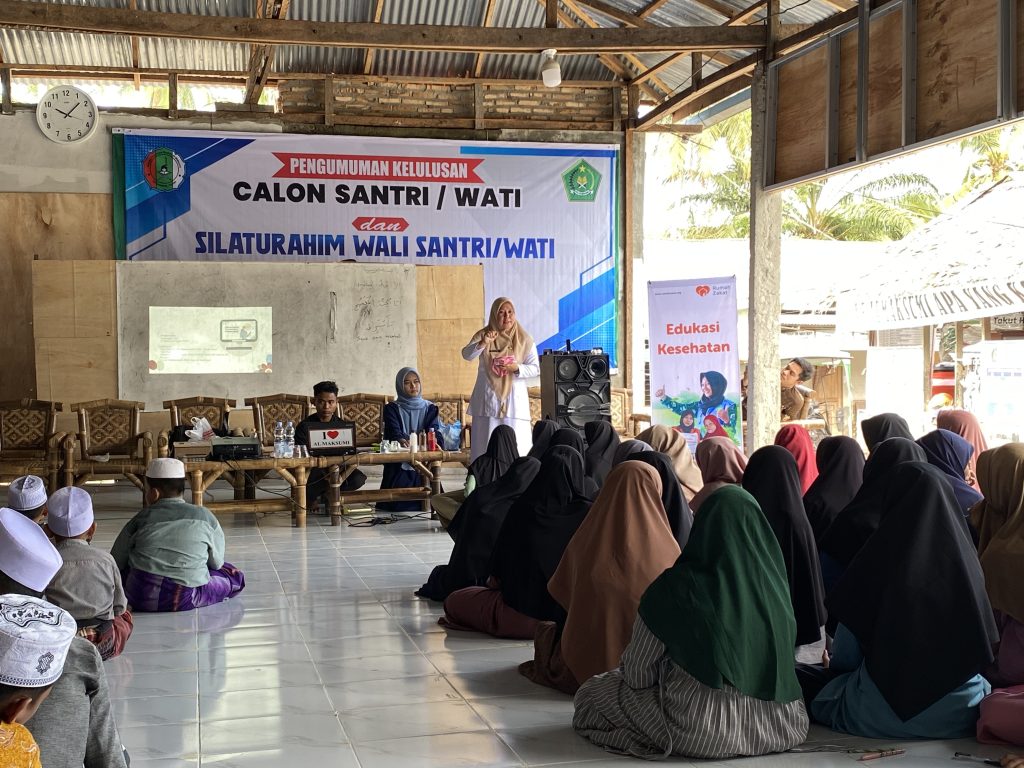 Edukasi kesehatan remaja rumah zakat