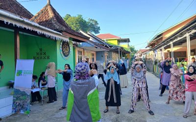 Ribuan Langkah Menuju Hidup Sehat, Kampung Seraya Cita Sehat Gelar Senam Sehat dan Skrining PTM di Tujuh Daerah Indonesia